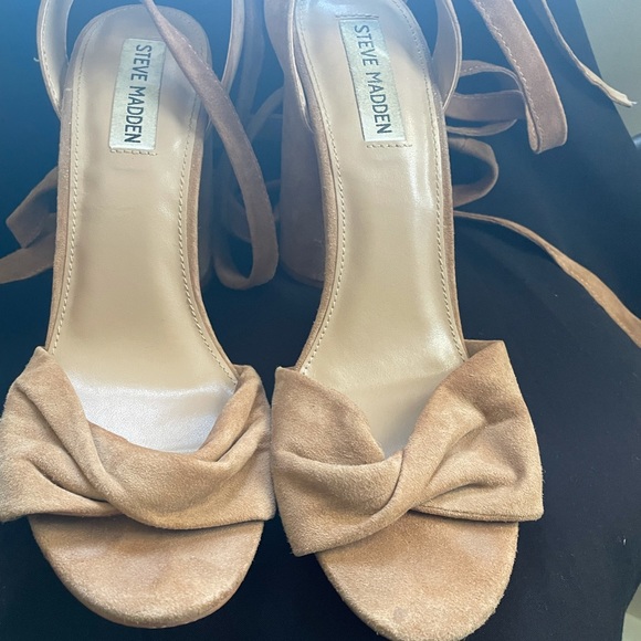 Steve Madden Womens Clary High Heel Tie Up Sandal. Size 9.5 - Picture 4 of 10